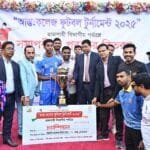 রাজশাহী বিভাগীয় আন্তঃকলেজ ফুটবলের ফাইনালে নাটকীয় লড়াই