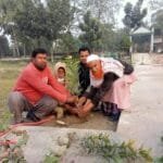 সলঙ্গায় রবেড়া কবরস্থানের সৌন্দর্য বাড়াতে ফুলের গাছ রোপণ