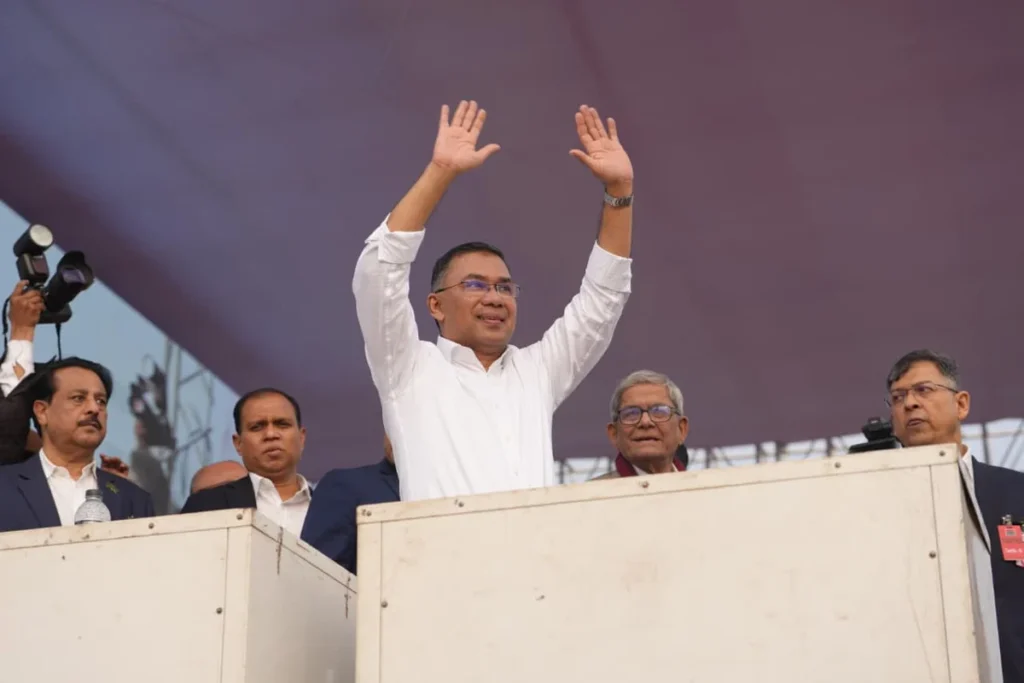 ঢাকা-১৭ আসন থেকে তারেক রহমানের পক্ষে মনোনয়নপত্র সংগ্রহ