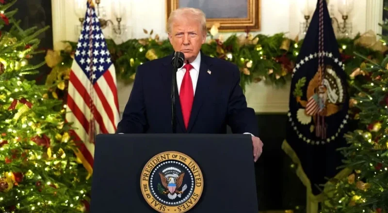 জাতির উদ্দেশে ভাষণে নিজ সরকারের প্রশংসা করলেন ট্রাম্প