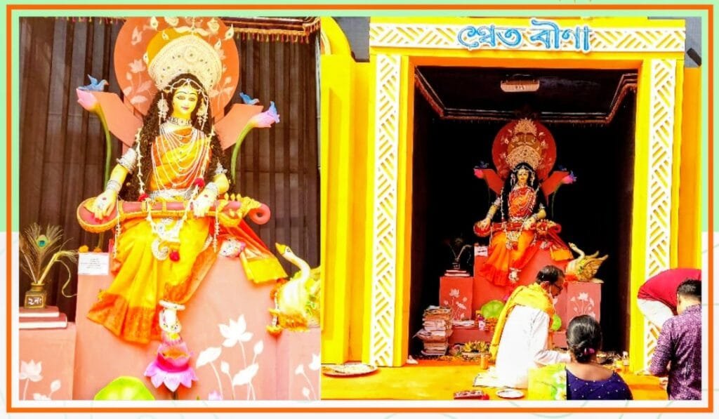 কাল থেকেই বিদ্যার দেবী সরস্বতীর পূজা, উৎসবমুখর রাজশাহী