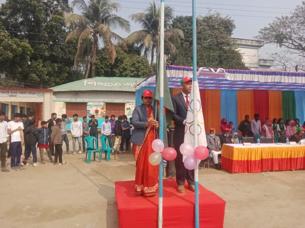 বদলগাছী সরকারি মডেল পাইলট হাইস্কুলে ৮৬তম বার্ষিক ক্রীড়া প্রতিযোগিতা অনুষ্ঠিত