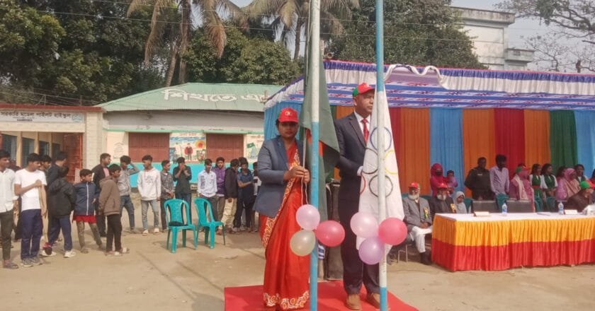 বদলগাছী সরকারি মডেল পাইলট হাইস্কুলে ৮৬তম বার্ষিক ক্রীড়া প্রতিযোগিতা অনুষ্ঠিত