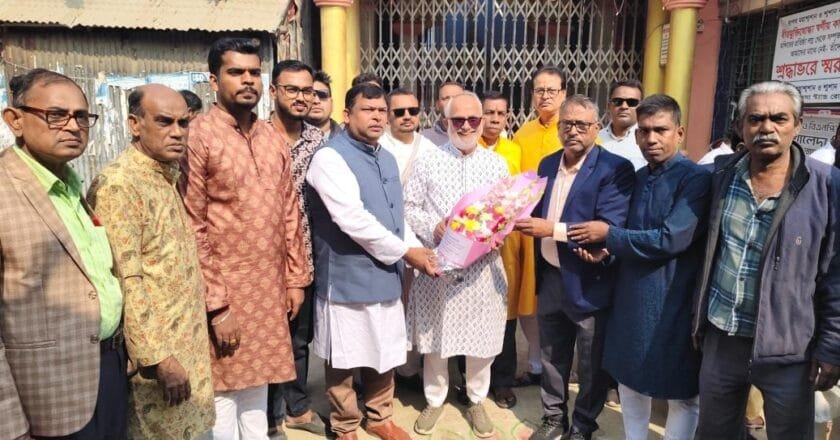 রূপসায় বাসন্তী আমেজে সরস্বতী পূজার আয়োজন