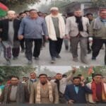চিলমারীতে ধানের শীষের সমর্থনে ৬ কিলোমিটার পদযাত্রা ও নির্বাচনী মিছিল