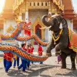 ড্রাগন, হাতি একসঙ্গে নাচছে