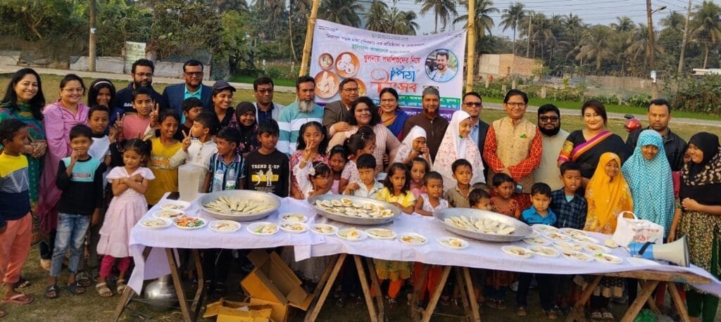নিসচার উদ্যোগে খুলনায় সুবিধাবঞ্চিত শিশুদের পিঠা উৎসব