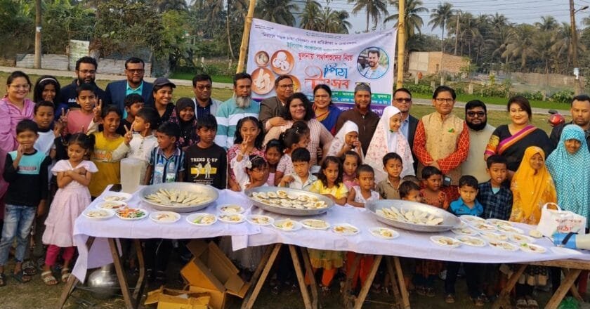 নিসচার উদ্যোগে খুলনায় সুবিধাবঞ্চিত শিশুদের পিঠা উৎসব