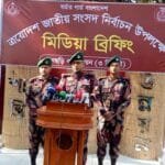 আসন্ন জাতীয় নির্বাচন ঘিরে পানছড়িতে ৩ বিজিবির প্রেস ব্রিফিং