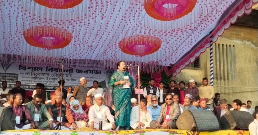 আলীমকে বিজয়ী করলে মন্ত্রী পাবেন: নিলোফার চৌধুরী মনি