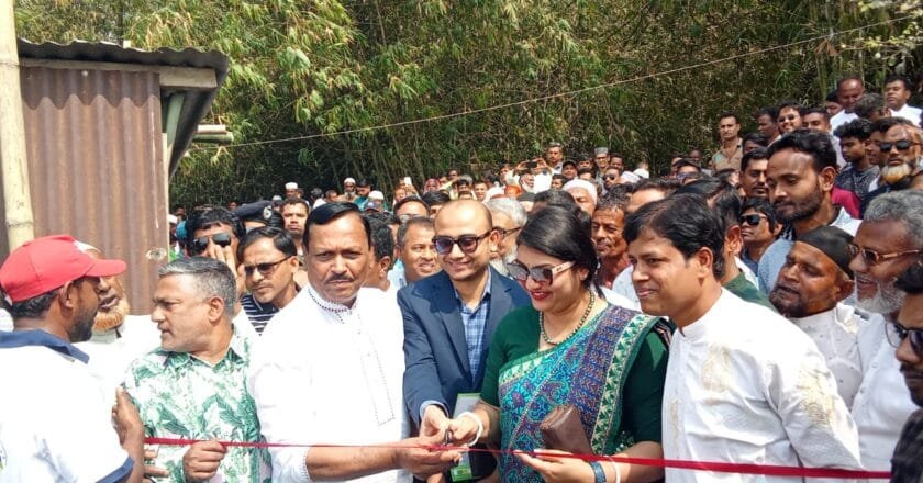 প্রেসিডেন্ট জিয়ার স্মৃতি বিজড়িত কাশাদাহ সেচ প্রকল্প উদ্বোধন করলেন এমপি জিন্নাহ কবির