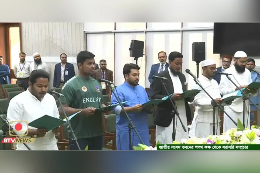 দুটি শপথই নিলেন এনসিপির এমপিরা