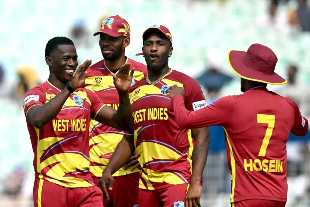 টানা চার জয়ে অপরাজিত থেকে সুপার এইটে ওয়েস্ট ইন্ডিজ