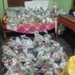 সলঙ্গায় শতাধিক পরিবারের মাঝে ঈদ সামগ্রী বিতরণ