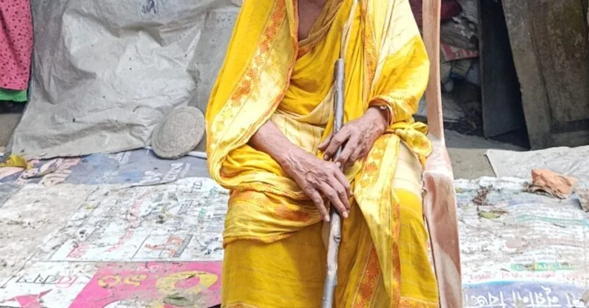 বৃদ্ধা রহিমা খাতুনের ঘরে নেই ঈদের বাজার ও নতুন কাপড়