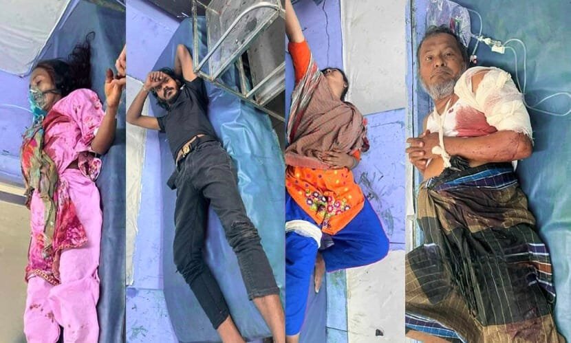 লবনচরায় বাসায় ঢুকে এলোপাতাড়ি গুলি, একই পরিবারের ৪ জন আহত