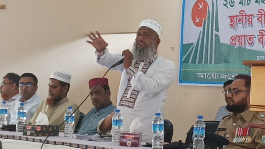 কুড়িগ্রামের নাগেশ্বরীতে মহান স্বাধীনতা ও জাতীয় দিবসে বীর মুক্তিযোদ্ধাদের সংবর্ধনা