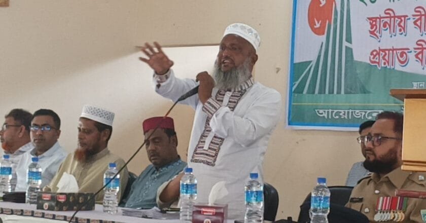 কুড়িগ্রামের নাগেশ্বরীতে মহান স্বাধীনতা ও জাতীয় দিবসে বীর মুক্তিযোদ্ধাদের সংবর্ধনা