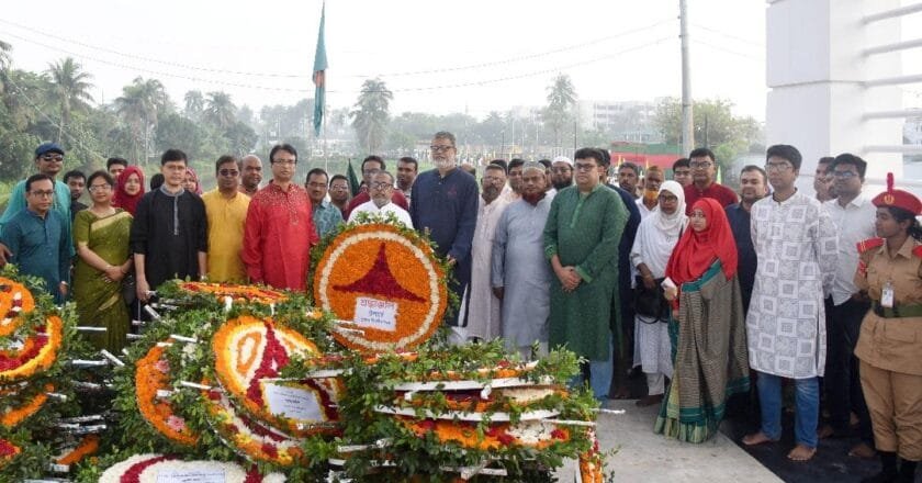 স্বাধীনতা দিবসে খুবিতে নানা আয়োজনে শ্রদ্ধা ও স্মরণ