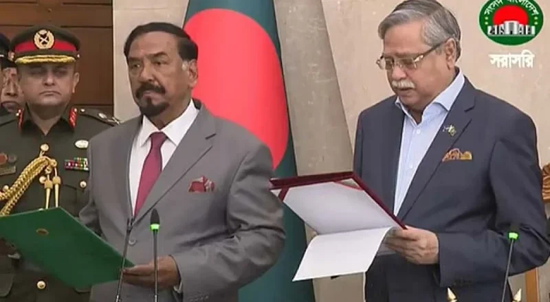 নবনির্বাচিত স্পিকার ও ডেপুটি স্পিকারকে শপথ পড়ালেন রাষ্ট্রপতি