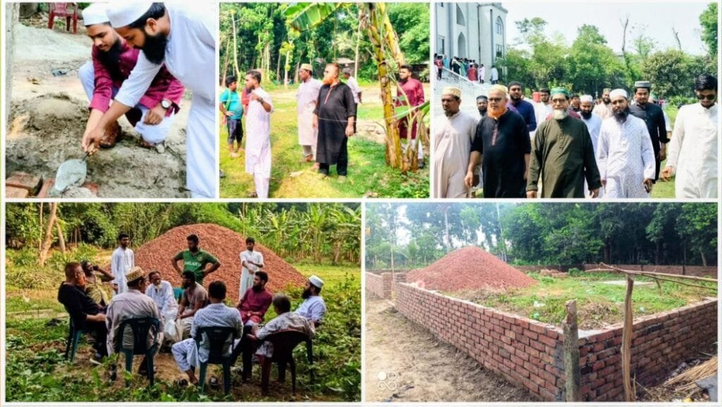 স্বপ্নপূরণের পথে ইবি তালাবা: শান্তিডাঙ্গায় নিজস্ব জমিতে ভবন নির্মাণকাজের শুভ সূচনা