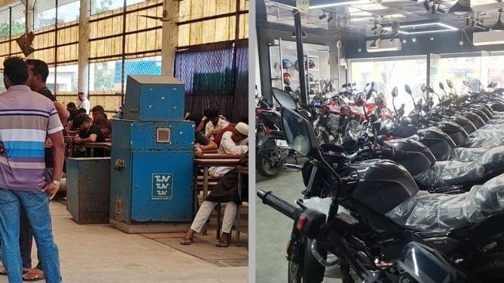 তেল সংকটে ভোগান্তি: লাইসেন্স-রেজিস্ট্রেশনে ভিড়, মোটরসাইকেল বিক্রিতে ধস