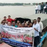 ভৈরব নদে বৈশাখী আমেজে খুলনা অনলাইন জার্নালিস্ট অ্যাসোসিয়েশনের নৌভ্রমণ