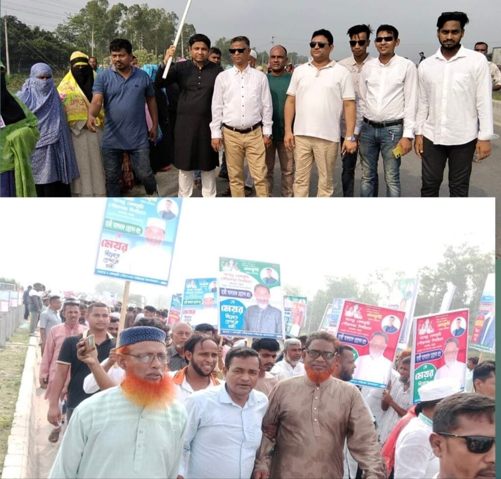 বগুড়ায় তারেক রহমানের আগমন উপলক্ষে সায়দাবাদ রোডে শুভেচ্ছা জানালেন এমপি আলীম