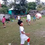 ফুটবল পায়ে তাড়াইলের ৮ বছরের রাহুলের বিস্ময়কর প্রতিভা