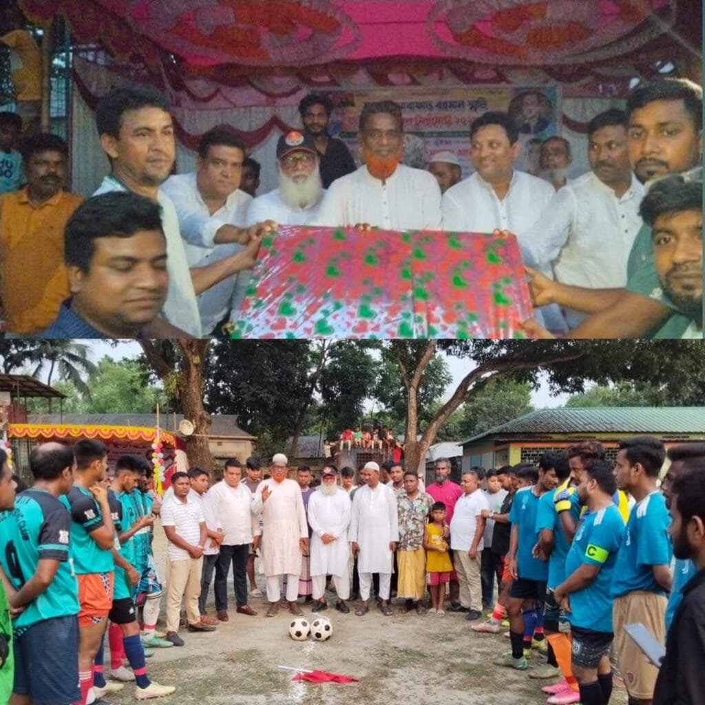 বেলকুচিতে মরহুম আরাফাত রহমান স্মৃতি ফাইনাল ফুটবল টুর্নামেন্ট অনুষ্ঠিত
