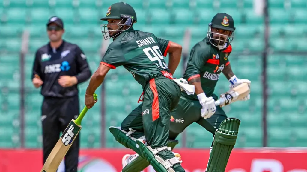শান্তর সেঞ্চুরি ও লিটনের ফিফটিতে নিউজিল্যান্ডকে ২৬৬ রানের লক্ষ্য দিল বাংলাদেশ