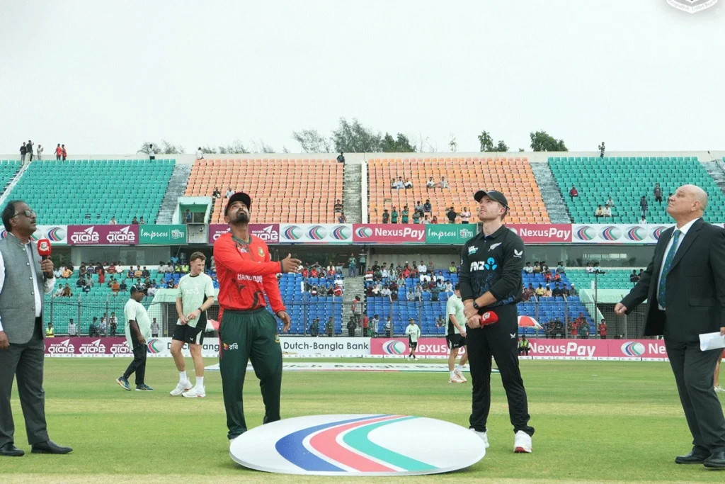 নিউজিল্যান্ডের বিপক্ষে প্রথম টি-টোয়েন্টি: টস জিতে ফিল্ডিংয়ে বাংলাদেশ