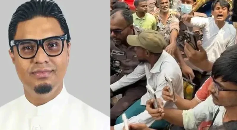 রাশেদ প্রধানের বাসার সামনে উত্তেজনা, পুলিশ হেফাজতে পিএস