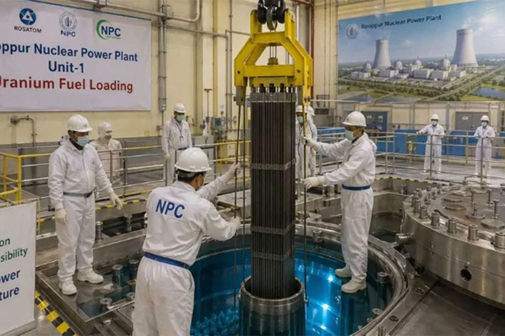 রূপপুরে জ্বালানি লোডিং শুরু, আগস্টেই মিলবে ৩০০ মেগাওয়াট বিদ্যুৎ