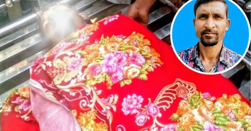 গোয়াল ঘরের গোবর ফেলতে গিয়ে বিদ্যুৎস্পৃষ্টে কাঠ মিস্ত্রির মৃত্যু