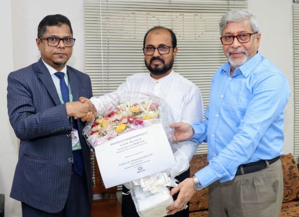 মানারাত ইউনিভার্সিটির নতুন রেজিস্ট্রার এ. এইচ. এম. আবু সাঈদ