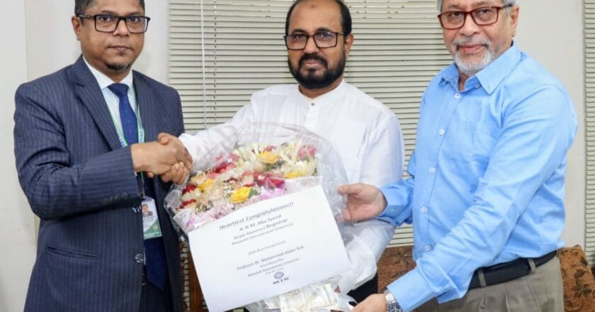 মানারাত ইউনিভার্সিটির নতুন রেজিস্ট্রার এ. এইচ. এম. আবু সাঈদ