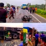 মানিকগঞ্জে গরুর ট্রাক–মোটরসাইকেলের মুখোমুখি সংঘর্ষে নিহত ১