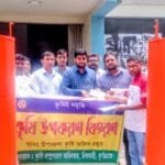 চিলমারীতে পিয়াঁজ সংরক্ষণে কৃষকদের মাঝে এয়ারফ্লো মেশিন বিতরণ