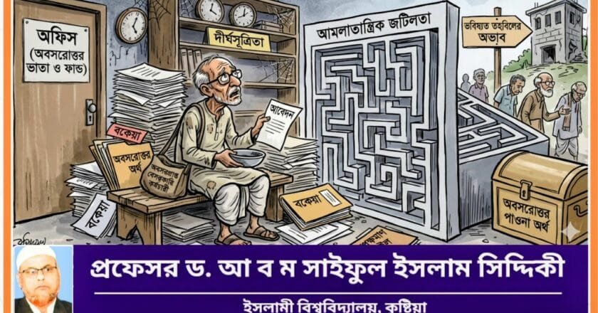 বেসরকারি প্রতিষ্ঠানের অবসরপ্রাপ্তদের অবসরোত্তর অর্থ প্রাপ্তি: কার্যকর আশু ব্যবস্থা গ্রহণ জরুরী