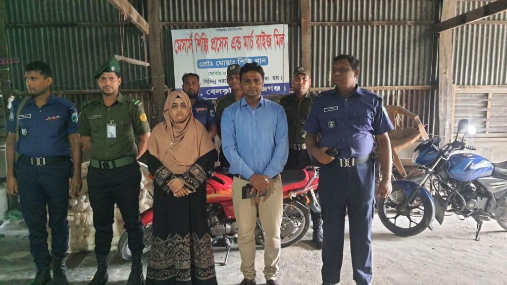 বেলকুচিতে পরিবেশ দূষণের দায়ে দুই প্রসেস মিলকে জরিমানা