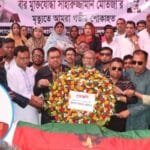 রাষ্ট্রীয় মর্যাদায় সমাহিত বীর মুক্তিযোদ্ধা শাহরুজ্জামান মোর্ত্তজা