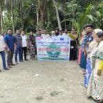 জলবায়ু সহনশীল মডেল তৈরিতে বানারীপাড়ায় যুব ফোরাম ও নজরুল স্মৃতি সংসদের বৃক্ষরোপণ