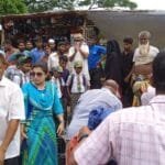 তাড়াইলে অবৈধ ফুটপাত উচ্ছেদ: জব্দকৃত মালামাল মাদ্রাসা ও এতিমখানায় দান