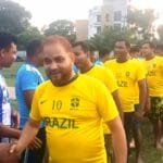মাদক ছাড়ুন, ক্রীড়া ধরুন প্রতিপাদ্যে নাগেশ্বরীতে থানা পুলিশের প্রীতি ফুটবল ম্যাচ