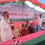 দুধকুমার নদী সংলগ্ন জনপদ রক্ষার দাবিতে ভূরুঙ্গামারীতে মানববন্ধন ও সমাবেশ