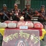 কুড়িগ্রামের বিভিন্ন সীমান্তে ভারতীয় গরু, গাজাঁ ও বিপুল পরিমাণ কসমেটিকস আটক
