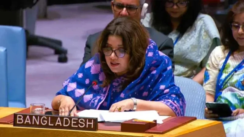 জাতিসংঘে মানবিক সহায়তা ও নারী নেতৃত্ব বৃদ্ধির আহ্বান বাংলাদেশের