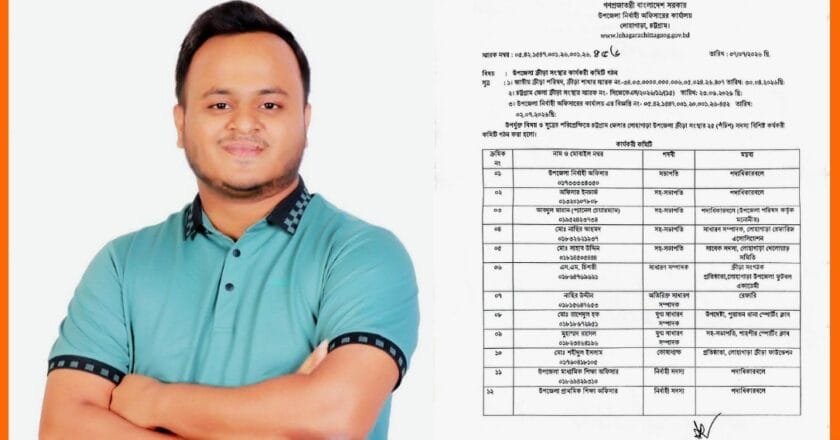 লোহাগাড়ার ক্রীড়া উন্নয়নে কাজের প্রত্যয়, কোষাধ্যক্ষ হলেন শহীদুল ইসলাম শহীদ