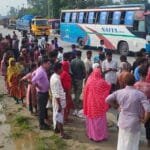 সলঙ্গায় সড়ক দুর্ঘটনায় শিশু সন্তানসহ মা নিহত